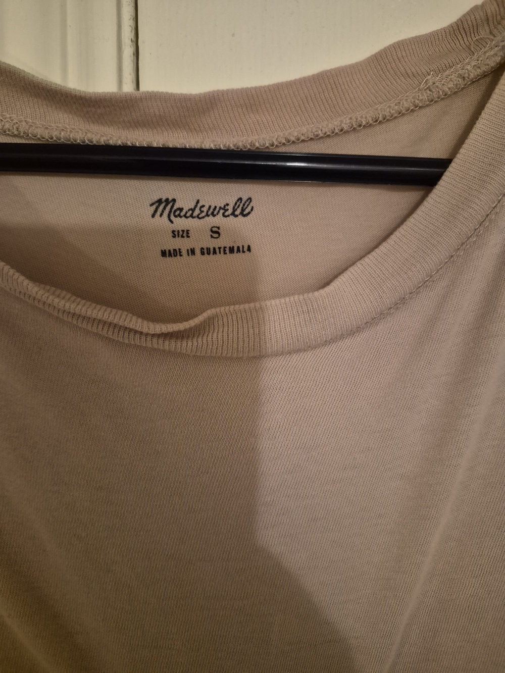 Madewell Women's Crewneck Tee in Light Beige